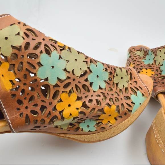 L’Artiste Spring Step Pricilla Leather Shoes Sandals Size 42 (size 10.5-11) - Picture 2 of 10